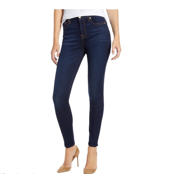 7 For All Mankind Denim - 7 FOR ALL MANKIND Slim Illusion High Waist Ankle Skinny Jeans | NWOT | Norstrom
